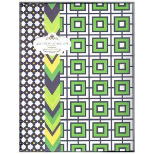 JONATHAN ADLER Photo Album 100 Pictures Geometric Groovy Green Blue Yellow NEW